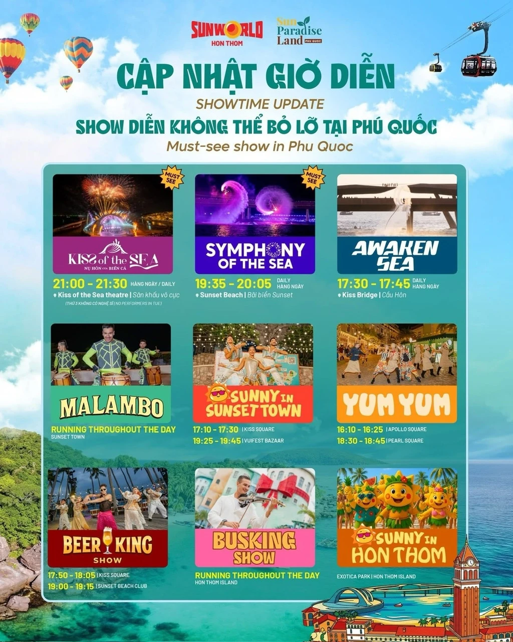 Sunset Town Phu Quoc Shows & Entertainment